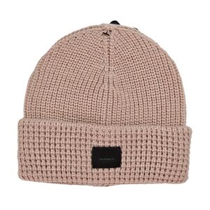 All Saints Beanie Hat Mixed Stitch Misty Rose Pink Outdoor Balletcore Streetwear